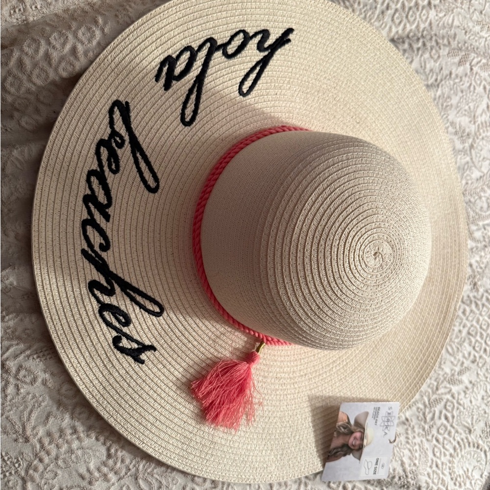 Beach Hat- “Hola Beaches”